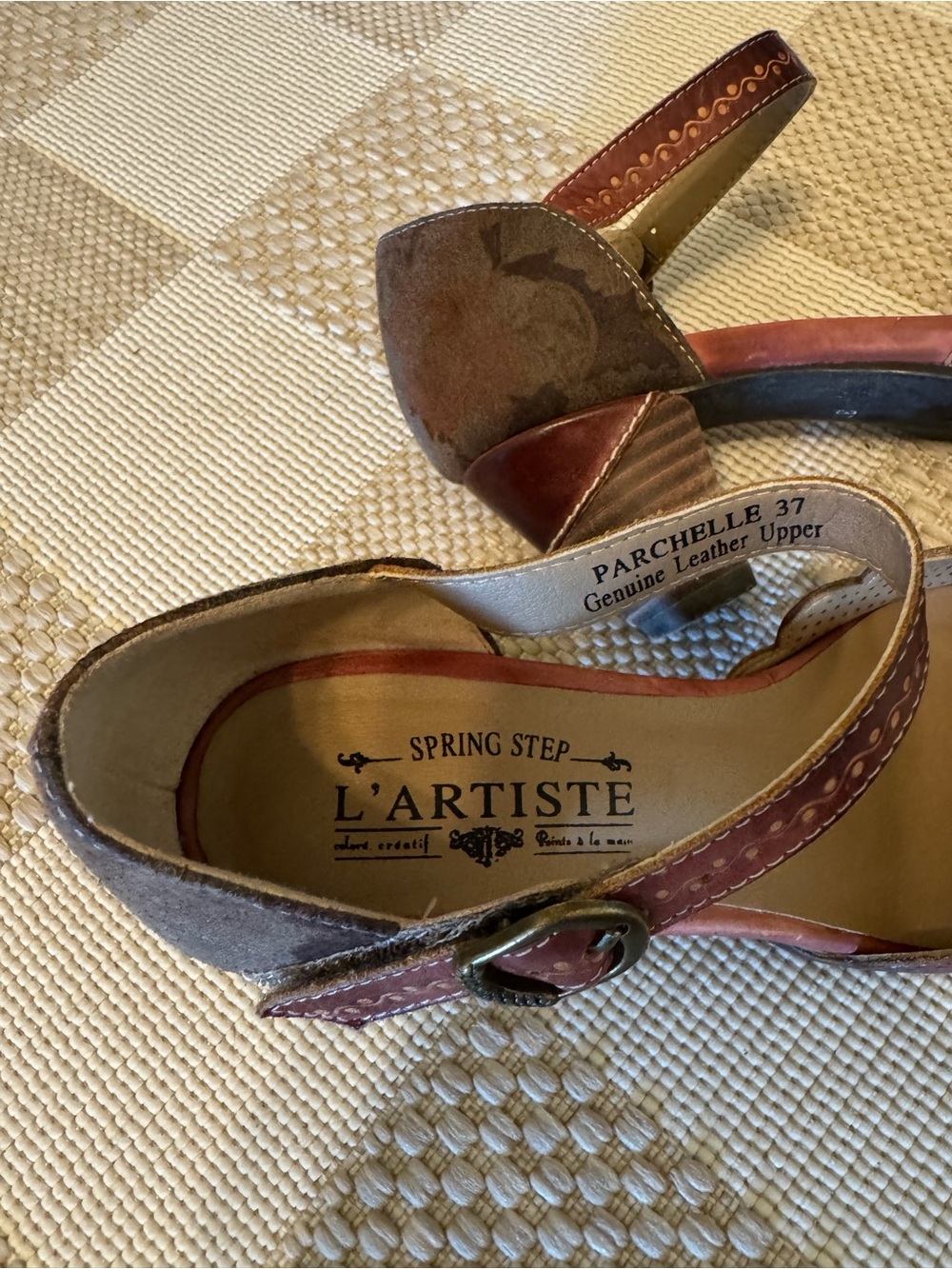 L'ATISTE by Spring Step Parchelle Bordeaux Mary Jane Pumps - Picture 4 of 10